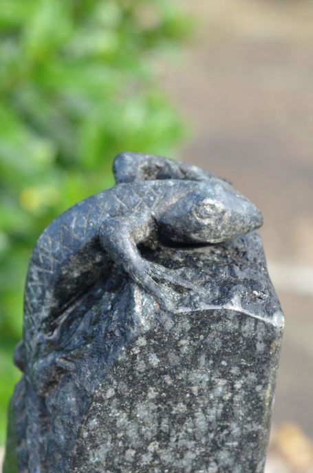Kunst salamander naturstein steinmetz lauer wesel